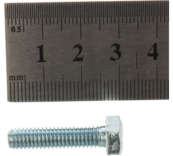 Болт ЦКИ DIN933 М6х25 усилен закалкой 8.8 Ц 200 шт. 20282