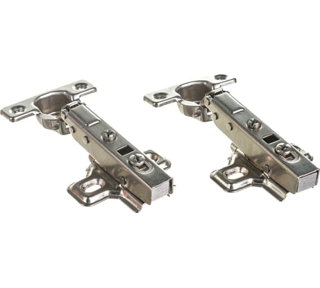 Минипетля clip-on полунакладная с доводчиком 26 мм 2 шт. Lemax PROF 2pcs-M310-Half