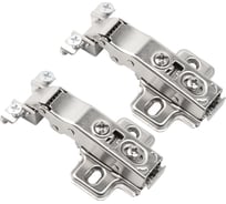 Петля для алюминиевого фасада clip-on накладная с доводчиком никель 2 шт. Lemax PROF 2pcs-M330-Full