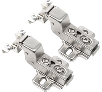 Петля для алюминиевого фасада clip-on вкладная с доводчиком никель 2 шт. Lemax PROF 2pcs-M330-Inst