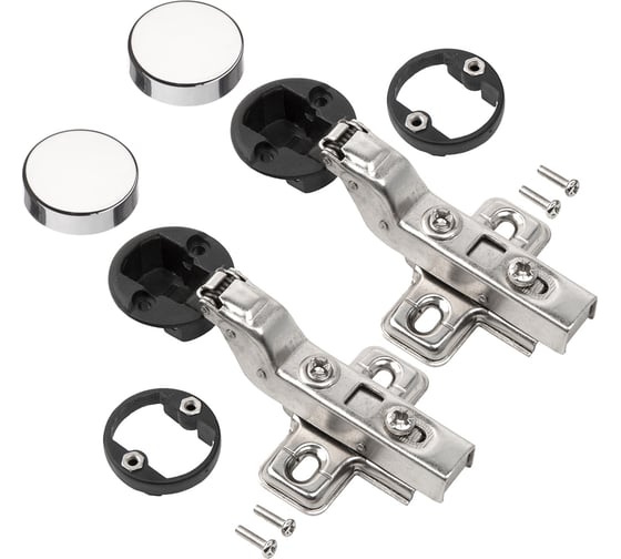 Четырехшарнирная петля Lemax PROF clip-on с доводчиком, 2 шт. 2pcs-M320-Inst(M020)