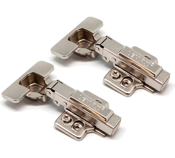 Накладная петля 3D Lemax prof Д120 Ш65 В30, никель 2 шт. 2pcs-M340-Full