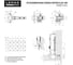 Петля 3D накладная Д120 Ш65 В30 никель 2 шт. Lemax PROF 2pcs-M340-Full 3