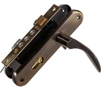 Врезной замок НОРА-М NEW 94-62 мм ст.бронза 16996