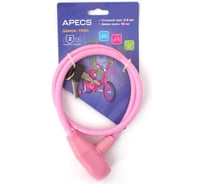 Велосипедный замок Apecs PD-81-65CM-PINK 20434