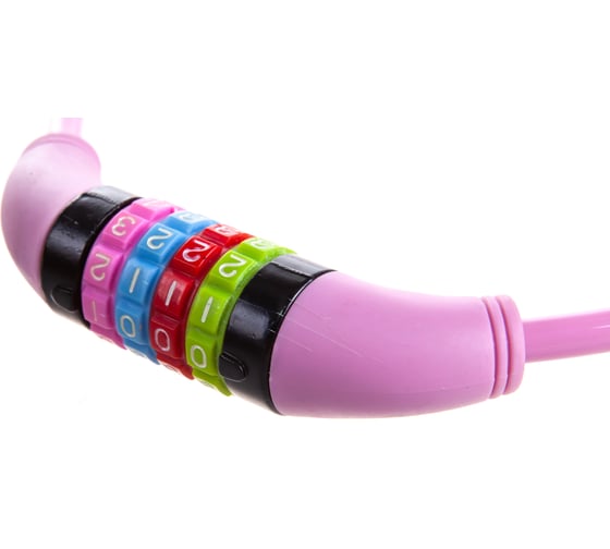 Велосипедный замок Apecs PD-82-65CM-CODE-PINK 20438