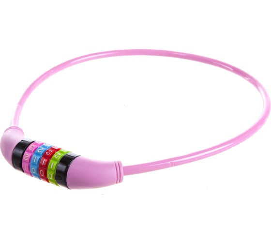 Велосипедный замок Apecs PD-82-65CM-CODE-PINK 20438