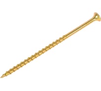 Саморез по дереву Dr. Bronz острый, желтый цинк, 4.2x90 мм, 1 кг JC9010