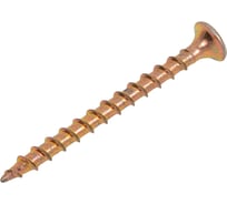 Саморез по дереву Dr. Bronz острый, желтый цинк, 3.5x45 мм, 2 кг JC4520