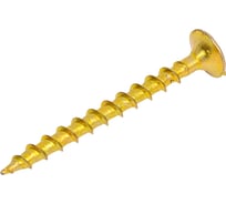 Саморез по дереву Dr. Bronz острый, желтый цинк, 3.5x41 мм, 1 кг JC4110