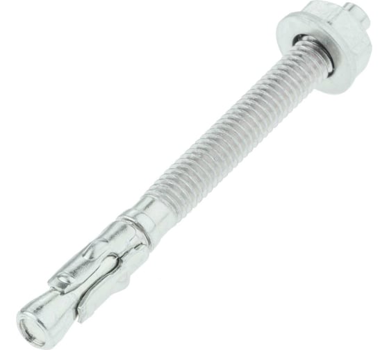 Анкер клиновой Rizzel 6x50 белый цинк, 300 шт. 00-00446857