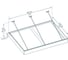Дверной навес Palram CANOPY Sophia XL 2000 grey-white opal 707400 2