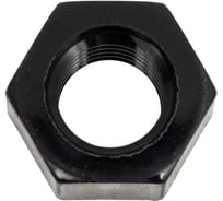 Гайка шестигранная полиамидная пластиковая DINFIX М12 черная, DIN 555, 2 шт. 00-0004486