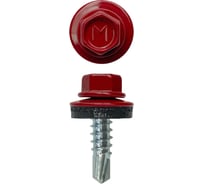 Кровельный саморез Daxmer 4,8x19 мм, RAL 3011, сверло №2, 250 шт. 00000318195