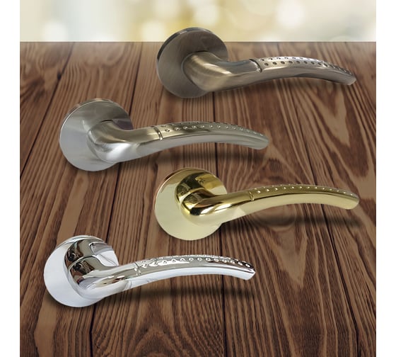 Ручка раздельная Trodos 106 серия 06 slim, хром 204746