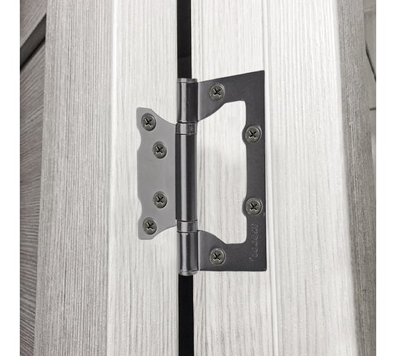 Навес Trodos 100x75x2,0 мм без врезки, б/к, черный никель, 2 шт 201048
