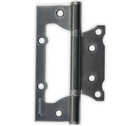 Петля накладная Trodos 125x75x2,5 мм без врезки, б/к, графит, 2 шт 201050