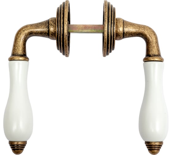 Дверные ручки ADDEN BAU PORCELLANA V214 AGED BRONZE 940000001452