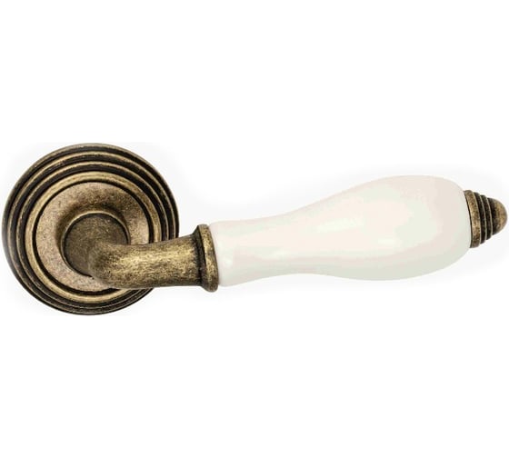 Дверные ручки ADDEN BAU PORCELLANA V214 AGED BRONZE 940000001452