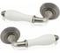 Дверные ручки ADDEN BAU PORCELLANA V214 AGED SILVER 940000001281 1
