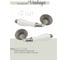 Дверные ручки ADDEN BAU PORCELLANA V214 AGED SILVER 940000001281 2