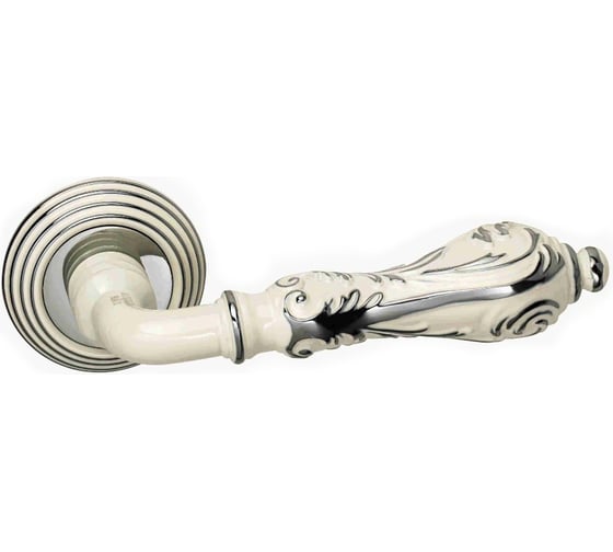 Дверные ручки ADDEN BAU PALAZZO V201 ENAMEL / CHROME 940000001451