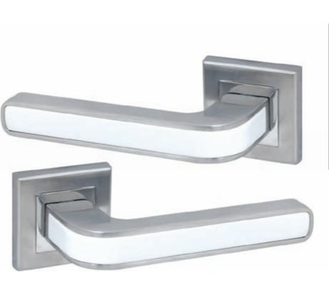 Дверные ручки ADDEN BAU PIEZA Q360 WHITE / CHROME 940000001490