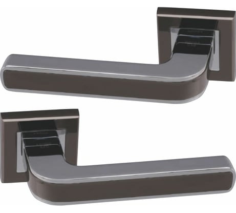 Дверные ручки ADDEN BAU PIEZA Q360 BLACK NICKEL/CHROME 940000001288