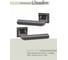 Дверные ручки ADDEN BAU PIEZA Q360 BLACK NICKEL/CHROME 940000001288 2