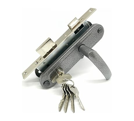 Врезной замок ЗЕНИТ ЗВ7-70.04-02 серебро 28015