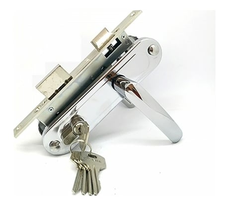 Врезной замок ЗЕНИТ ЗВ7-70.04-02 хром 27909