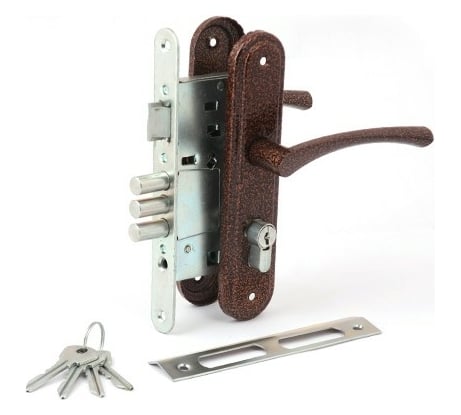 Врезной замок ЗЕНИТ Омега-ЗВ4.2.01 медь 20737