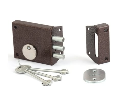 Накладной замок ЗЕНИТ ЗН-4-1 медь 19918