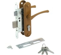 Врезной замок ЗЕНИТ ЗВ4-3.07 золото 19348