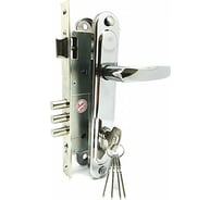 Врезной замок ЗЕНИТ ЗВ4-85.3-02 хром 28022