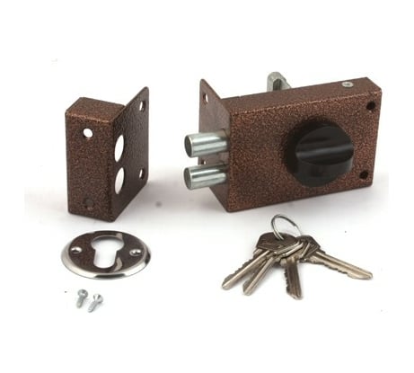 Накладной замок ЗЕНИТ Омега-ЗН-1.2Р медь 19462