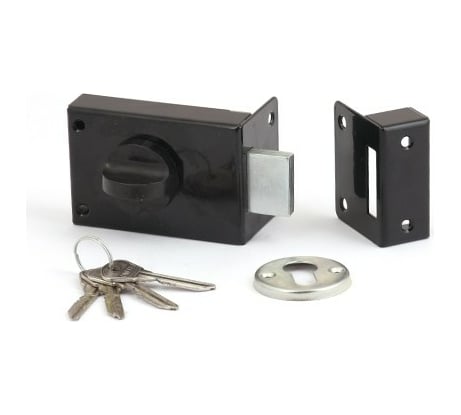 Накладной замок ЗЕНИТ Омега ЗН-1 черный 20309