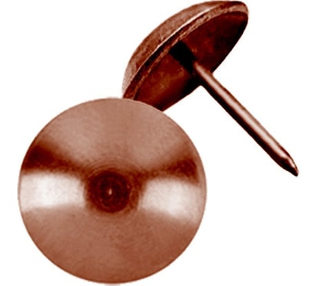 Гвозди декоративные ТУНДРА 10x18,5 мм, медь, 50 шт. 9118049