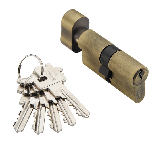Цилиндр ADDEN BAU CYL 5-60 KNOB BRONZE 940000000593