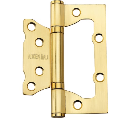 Универсальная петля без врезки ADDEN BAU 100X75X2.5 BUT SATIN GOLD 940000000569
