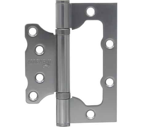 Универсальная петля без врезки ADDEN BAU 100X75X2.5 BUT MATTE SATIN CHROME 940000001573