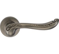 Дверная ручка на круглой накладке GENESIS ACANTO BL. SILVER 20G 940000000845