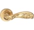Дверная ручка на круглой накладке GENESIS FLOR S. GOLD 20G 940000000847 1