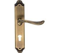 Дверная ручка на длинной накладке GENESIS ACANTO ANT. COFFEE CL 940000000418