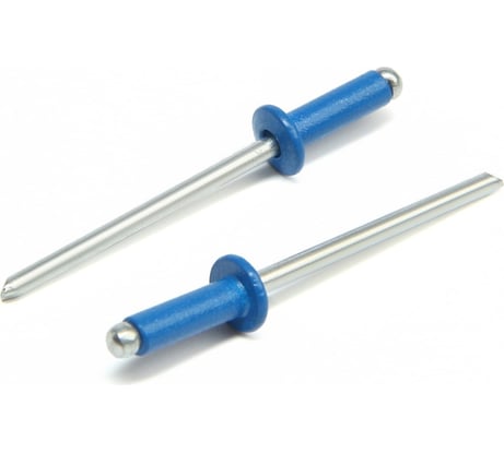 Заклёпки вытяжные ТУНДРА krep, алюминий-сталь, 3.2x8 мм, синие, 50 шт. 9624154