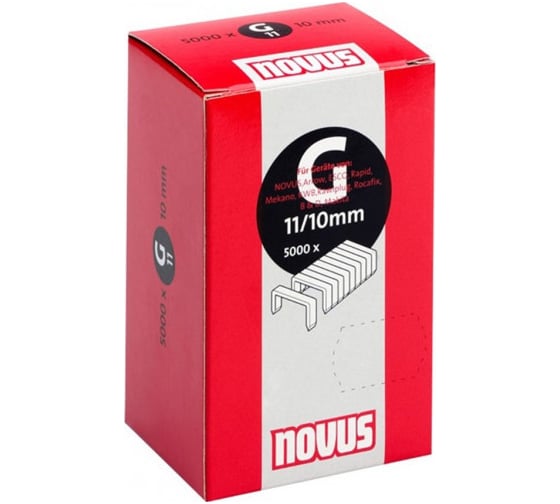 Скобы (5000 шт;11/10) Novus 042-0529 1