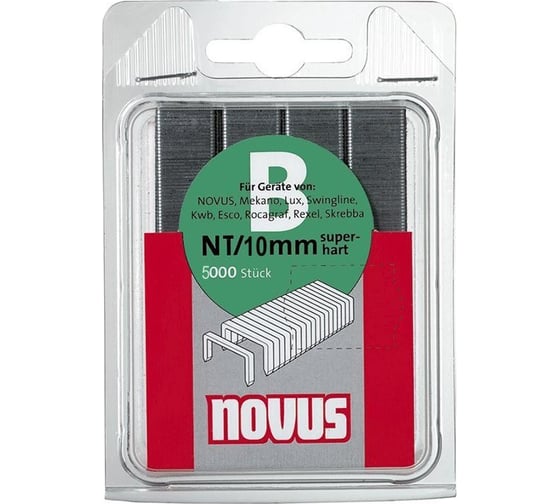 Скобы (5000 шт; NT/10S) Novus 042-0524 1