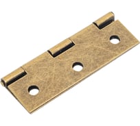 Петля накладная ТУНДРА 60x37x0.9 мм, цвет бронза, 2 шт. 9903991