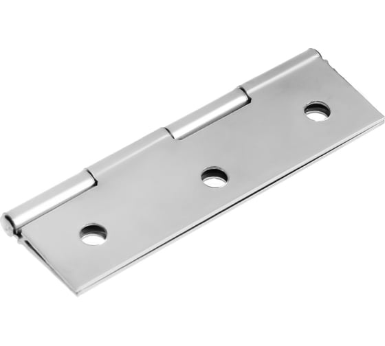 Петля накладная ТУНДРА 66x38x0.9 мм, цвет хром, 2 шт. 9903992