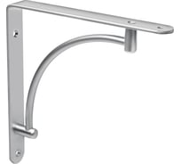 Арочный вогнутый кронштейн MFK-TORG 220х220 мат хром 73025 К-41